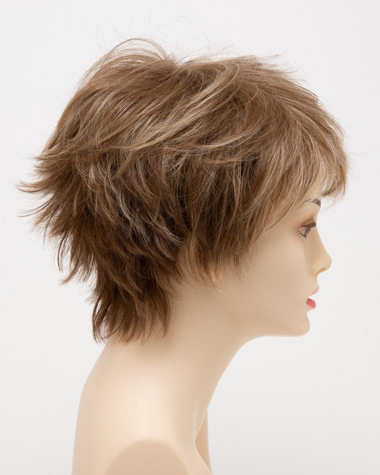 Open Box | Flame Wig by Envy | Human Hair/Heat Friendly Synthetic Blend Hair | Average Cap | Cinnamon Raisin - Image 10
