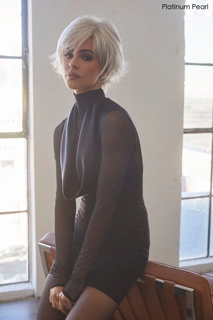 Open Box | Kason by Rene of Paris | Synthetic Wig | Basic Cap | Platinum Pearl - Image 7