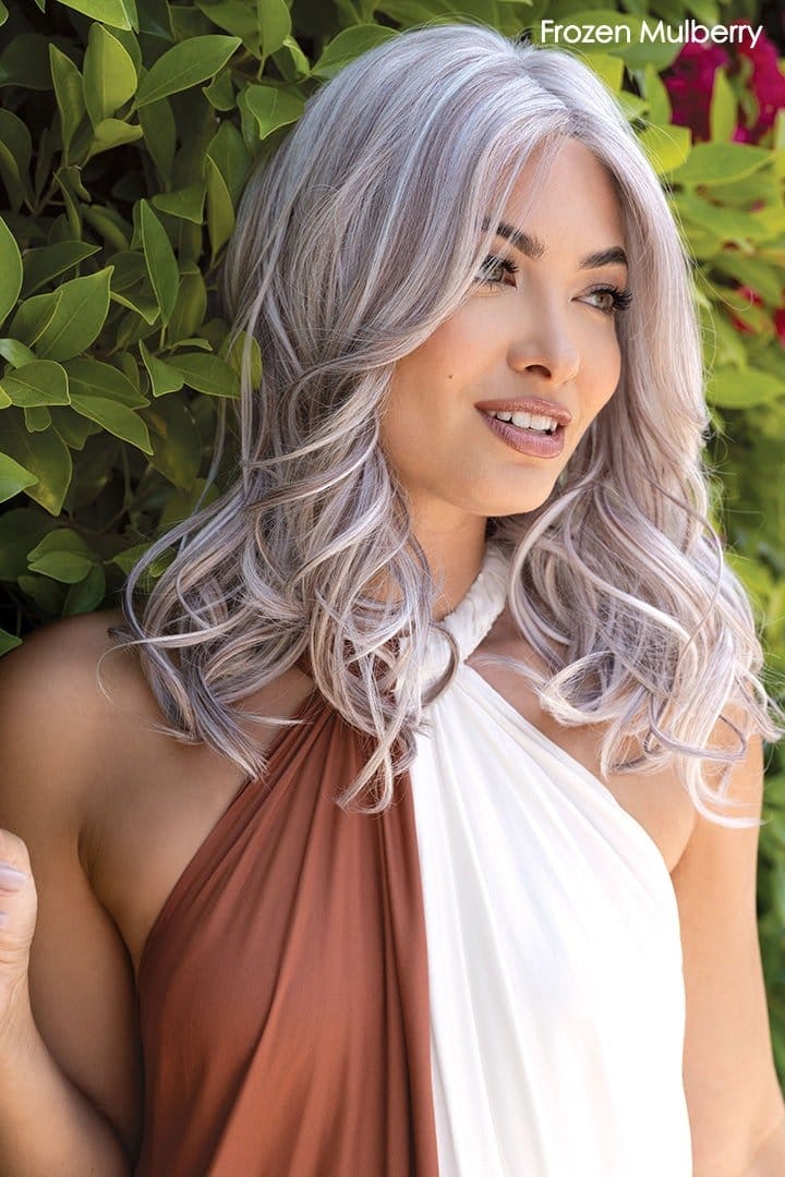 Open Box | Kirby by Rene of Paris | Synthetic Lace Front Wig | Mono Part | Canyon Stone - Image 2