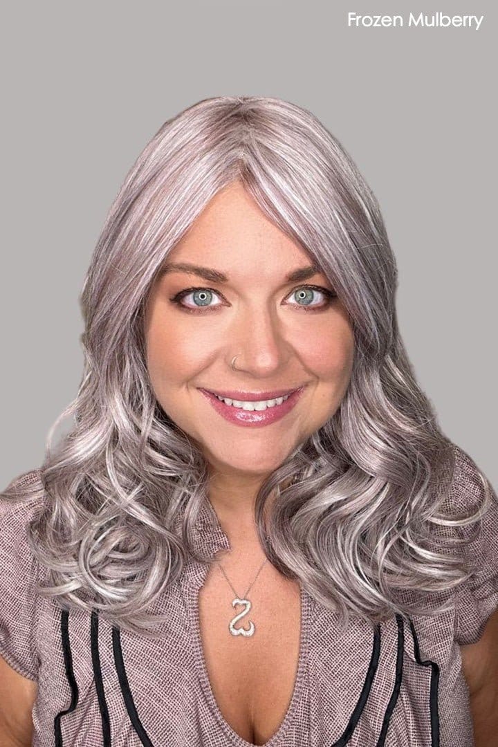 Open Box | Kirby by Rene of Paris | Synthetic Lace Front Wig | Mono Part | Canyon Stone - Image 4