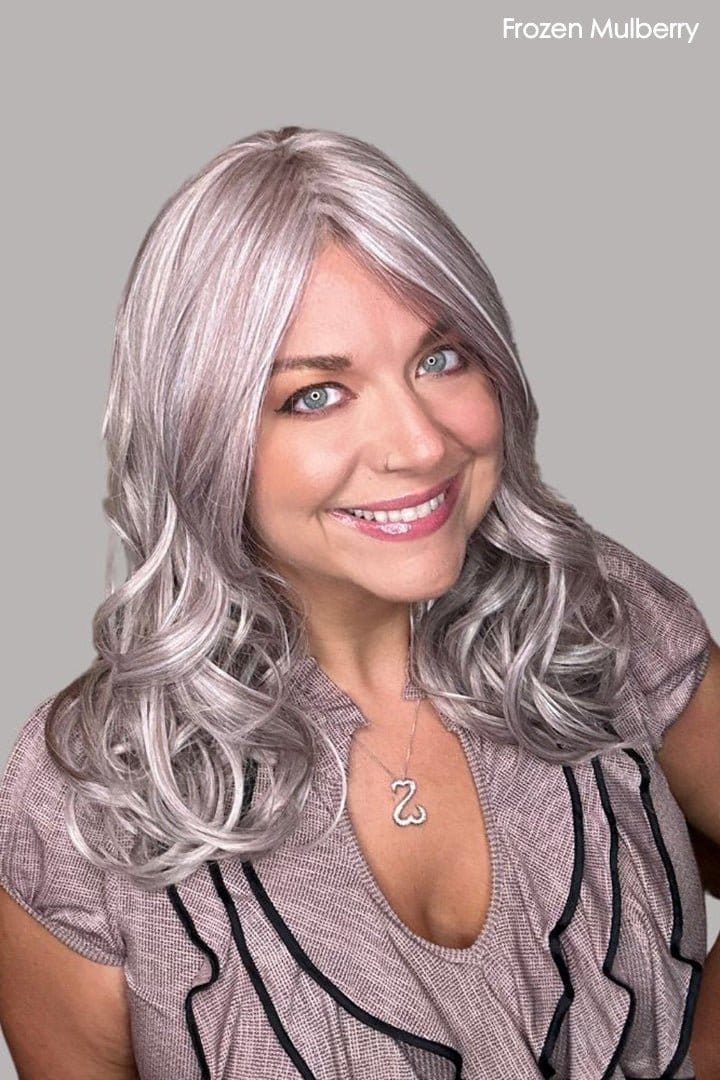 Open Box | Kirby by Rene of Paris | Synthetic Lace Front Wig | Mono Part | Canyon Stone - Image 5