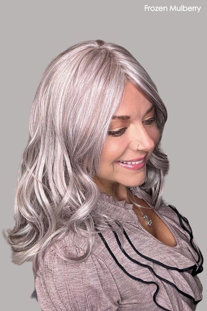 Open Box | Kirby by Rene of Paris | Synthetic Lace Front Wig | Mono Part | Canyon Stone - Image 6