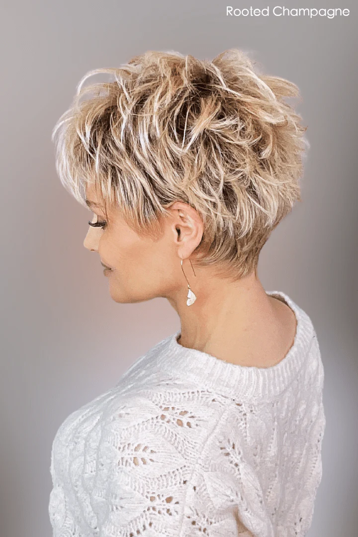 Open Box | Kris by Tony of Beverly | HF Synthetic | Basic Cap | Rooted Platinum - Image 3