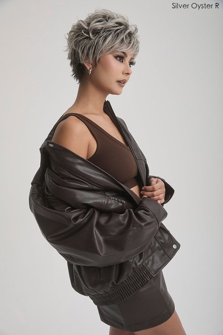 Open Box | Luca by Rene of Paris | HF Synthetic Wig | Basic Cap | Mochaccino-R - Image 4