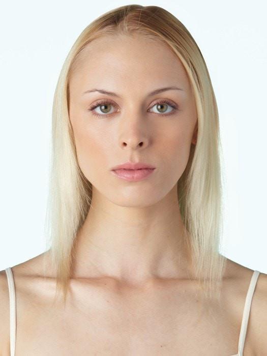 Open Box | Medium Mono by Amore | Synthetic Hair Topper | Medium Brown - Image 6