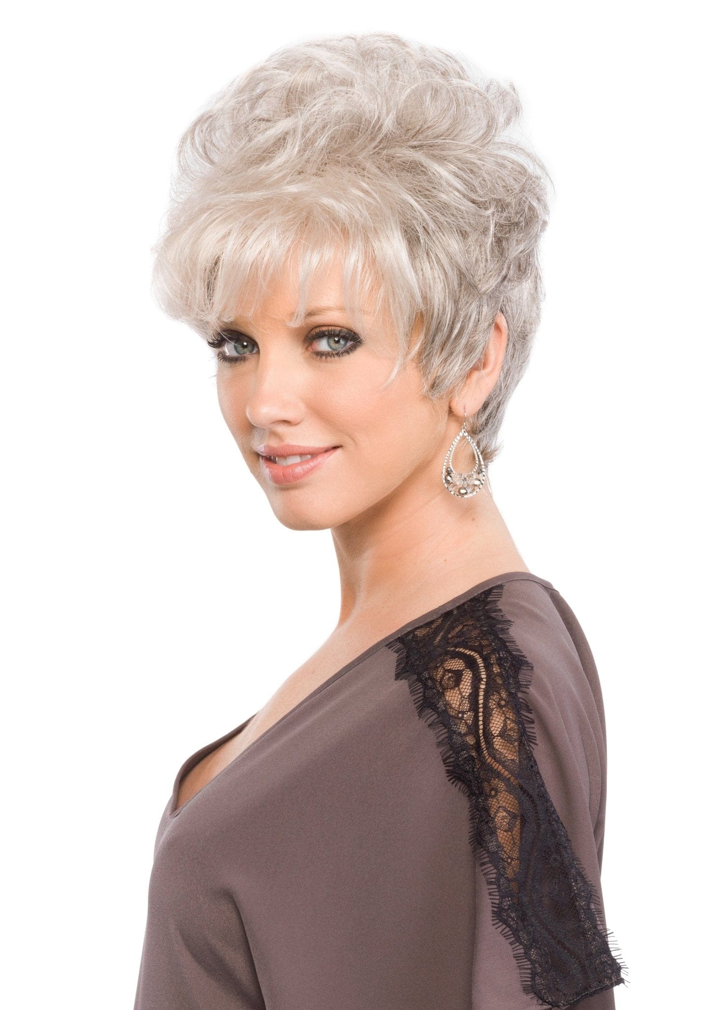 Open Box | Petite Paula by Tony of Beverly | Synthetic Wig | Basic Cap | Silverstone - Image 2
