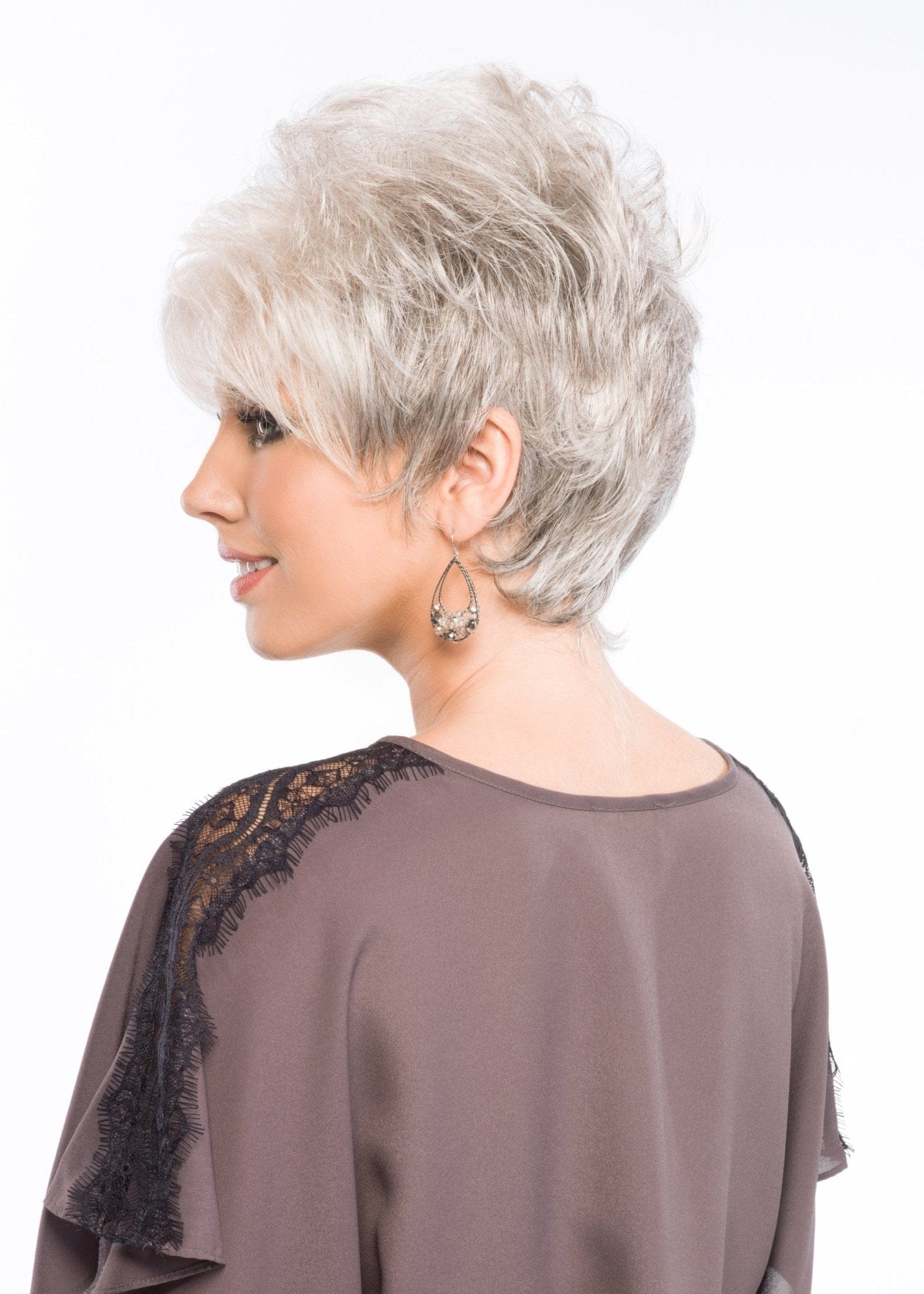 Open Box | Petite Paula by Tony of Beverly | Synthetic Wig | Basic Cap | Silverstone - Image 4