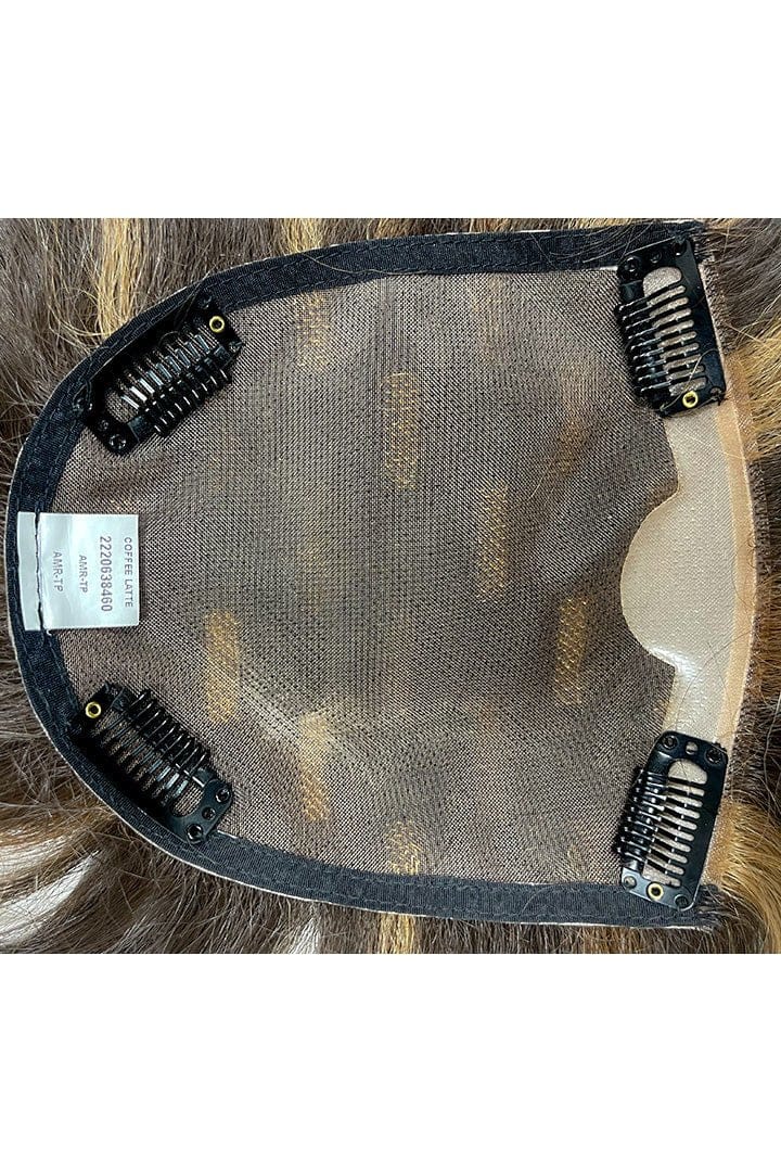 Open Box | Pixie TP Mono Hand Tied Topper by Amore | Heat Friendly Synthetic Hair | NM Cashmere Brown-SR - Image 5