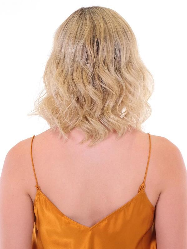 Premium Wavy 14" by Belle Tress | HF Synthetic Hair Topper | Hand Tied - Image 5