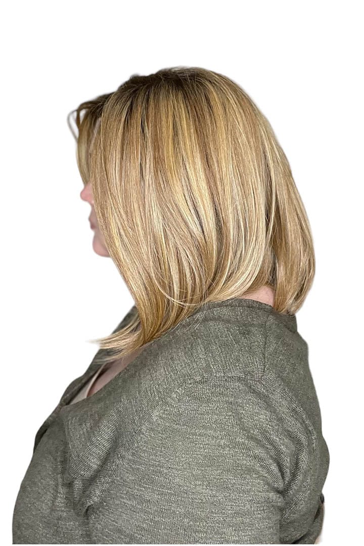 Open Box | River by Rene of Paris | HF Synthetic Lace Front Wig | Mono Part | Creamy Blond - Image 13
