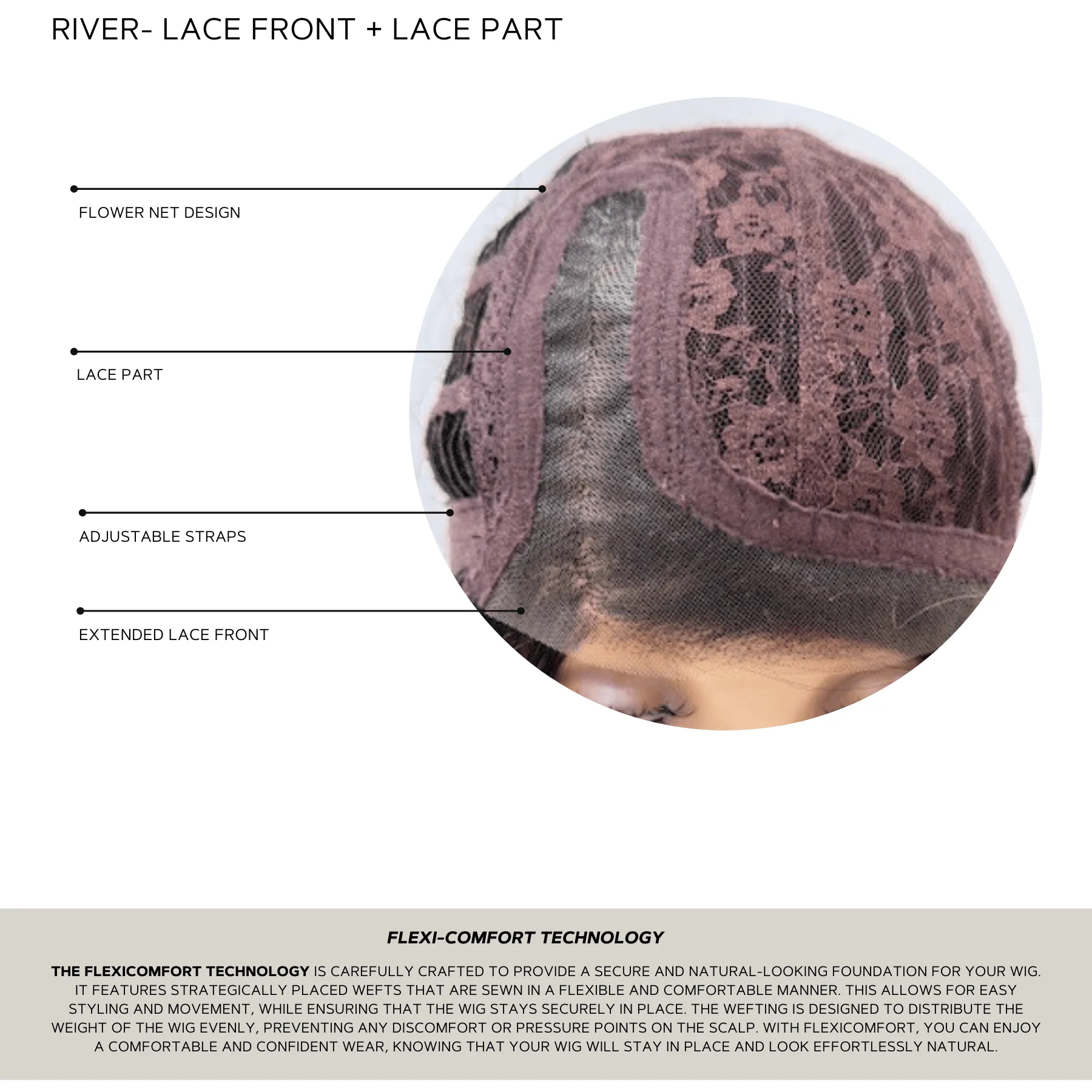 Open Box | River by Rene of Paris | HF Synthetic Lace Front Wig | Mono Part | Creamy Blond - Image 15