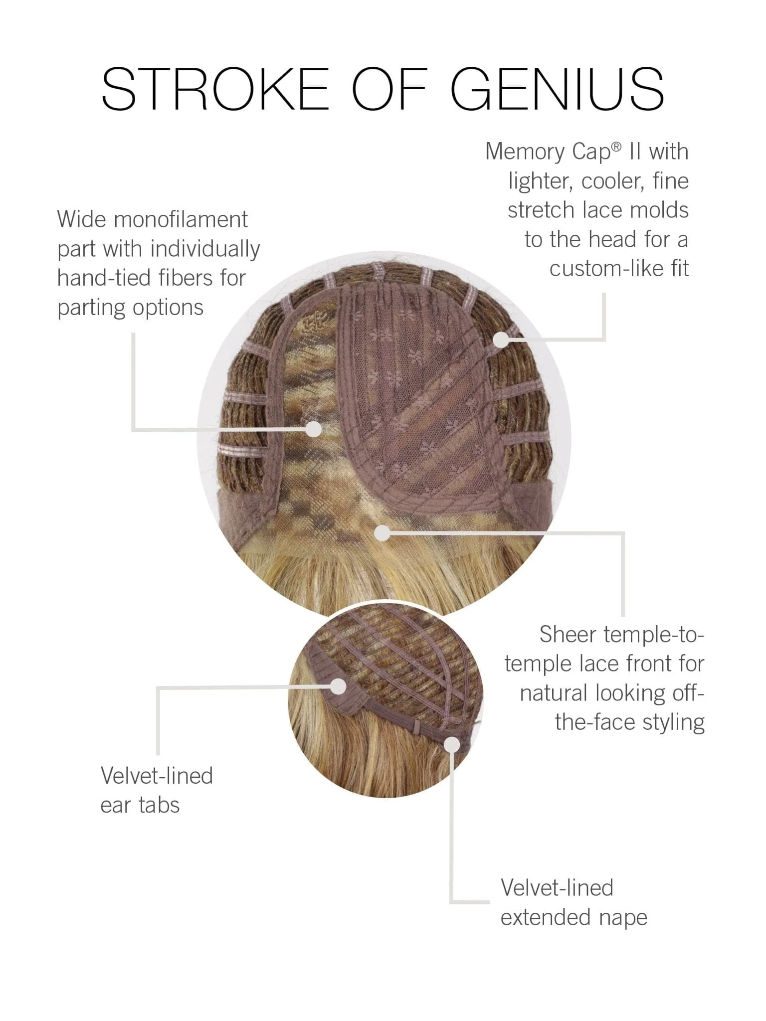 Stroke of Genius by Raquel Welch | HF Synthetic Lace Front Wig | Mono Part - Image 19