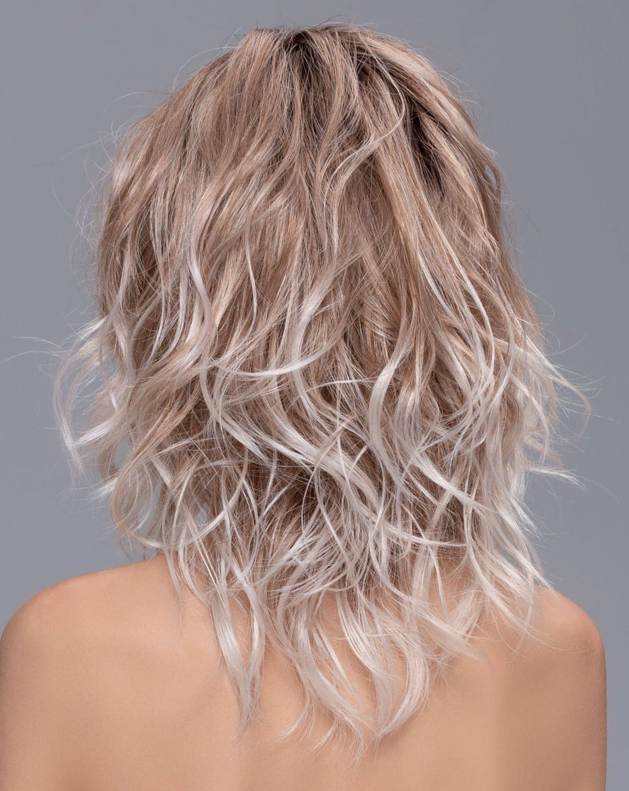Open Box | Touch by Ellen Wille | Synthetic Lace Front Wig | Mono Part | Sandy Blonde Rooted - Image 9