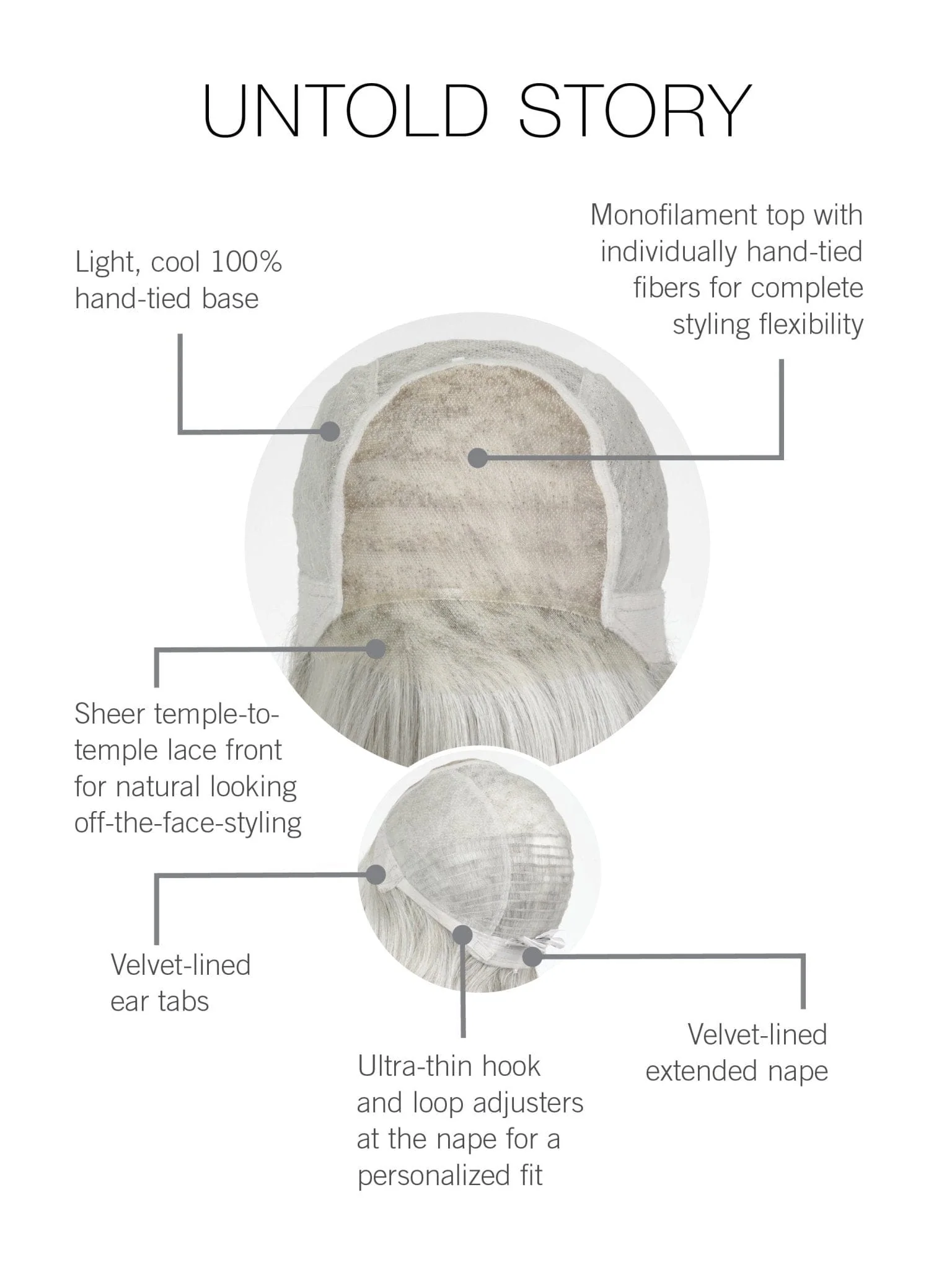 Untold Story by Raquel Welch| HF Synthetic Lace Front Wig | Hand Tied - Image 13