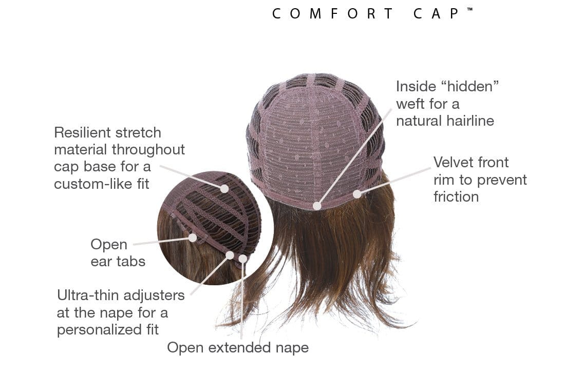 Open Box | Visionary Wig by Gabor | Heat Friendly Synthetic Hair | Average Cap | Black - Image 7