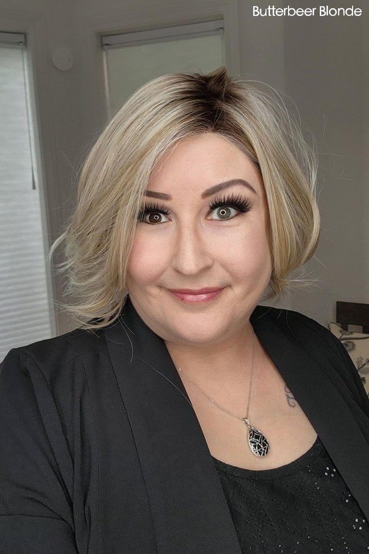 Open Box | Yvette by PUSH | HF Synthetic Lace Front Wig | Mono Top | Bombshell Blonde - Image 10