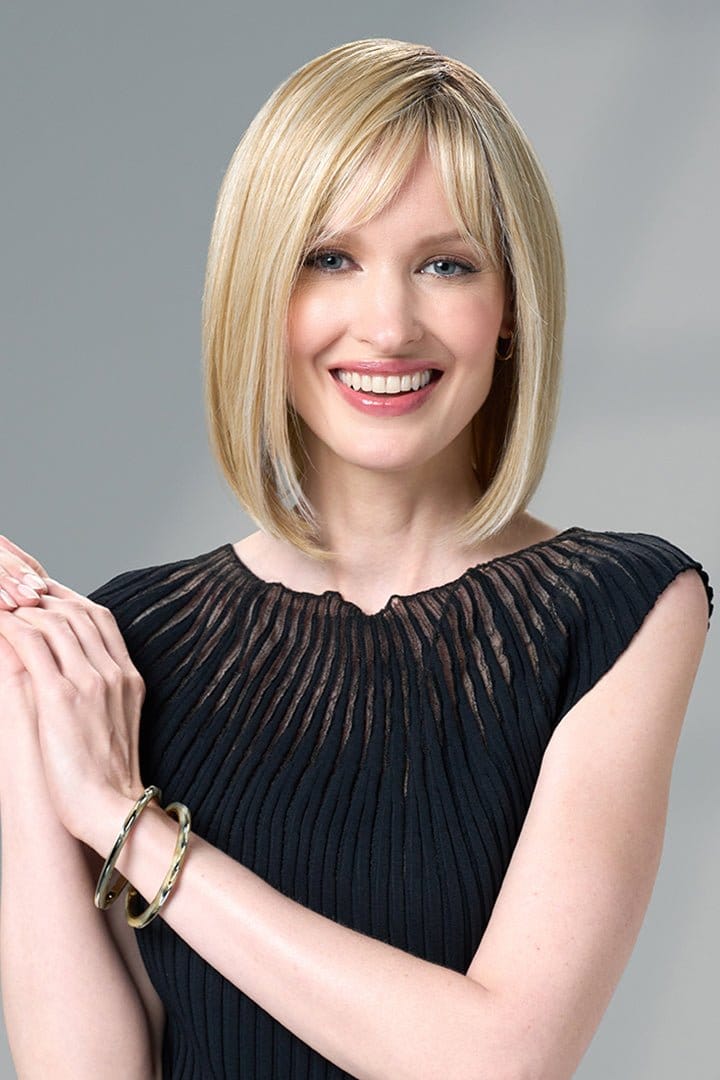 Paige by Envy | Human Hair/Heat Friendly Synthetic Blend Wig | Hand Tied - Image 9
