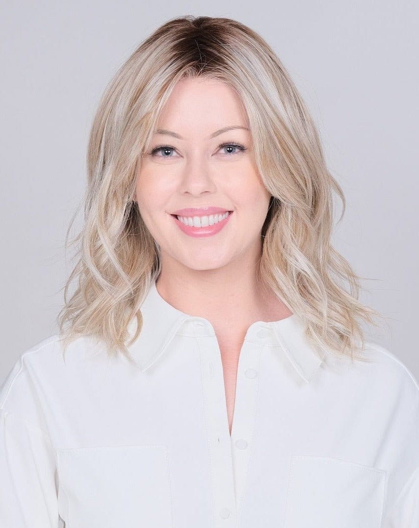 Peerless 14" E by Belle Tress | HF Synthetic Lace Front Wig | Mono Part
