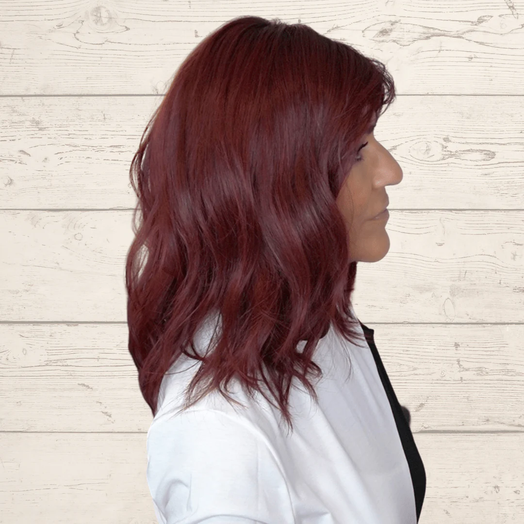 Peerless 14" E by Belle Tress | HF Synthetic Lace Front Wig | Mono Part - Image 4