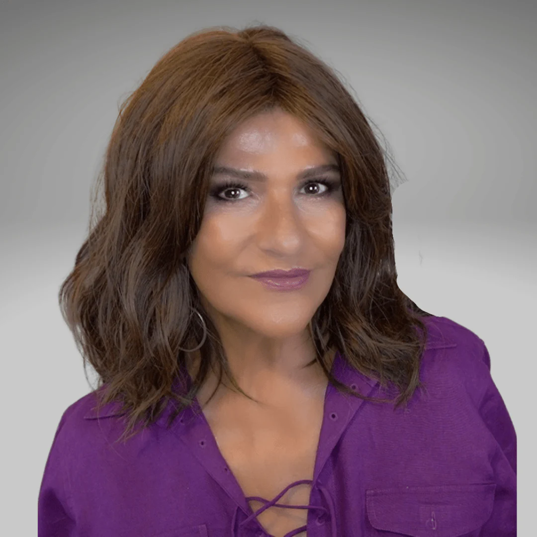 Peerless 14" E by Belle Tress | HF Synthetic Lace Front Wig | Mono Part - Image 5