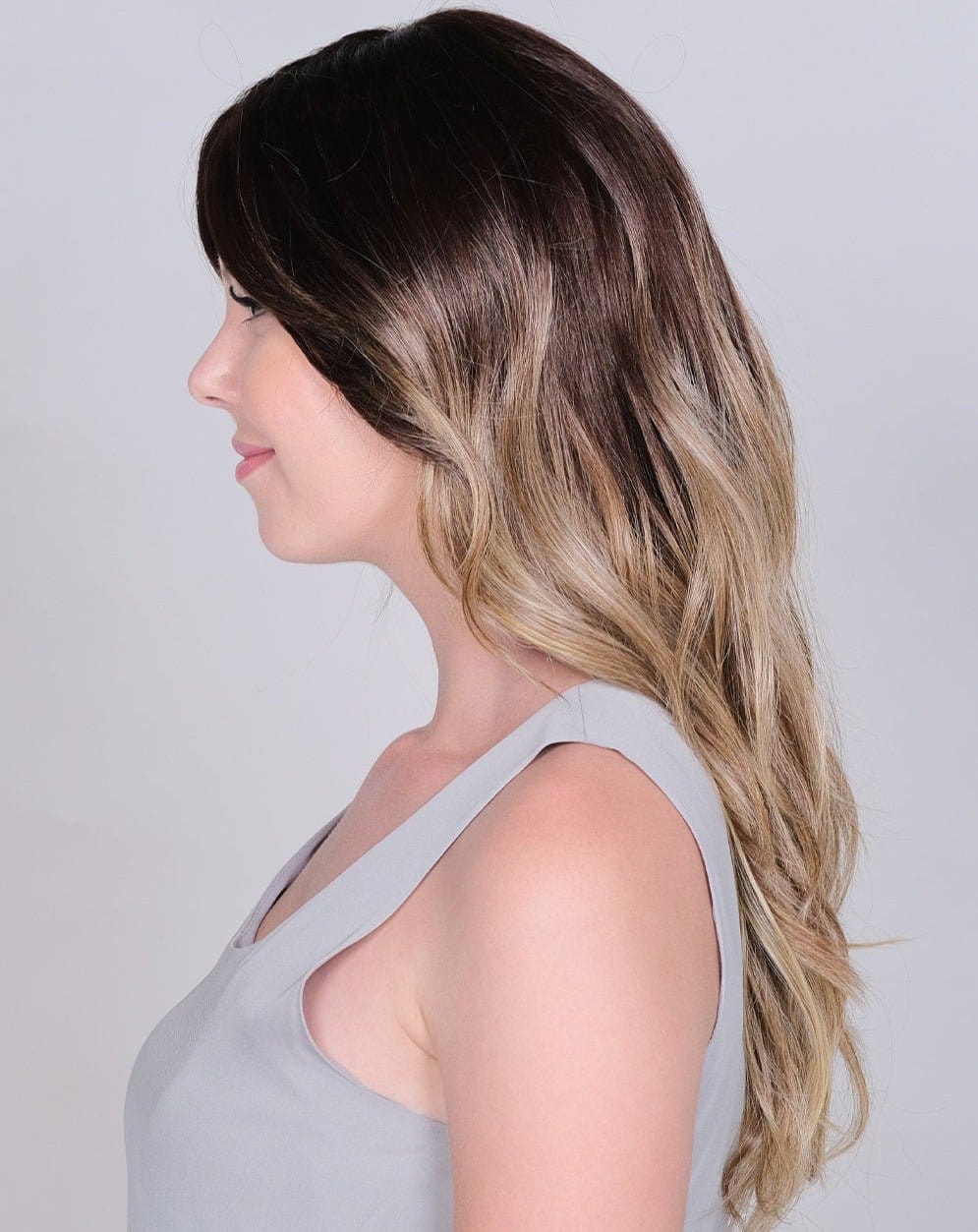 Peerless 22" E by Belle Tress | HF Synthetic Lace Front Wig | Mono Part - Image 10