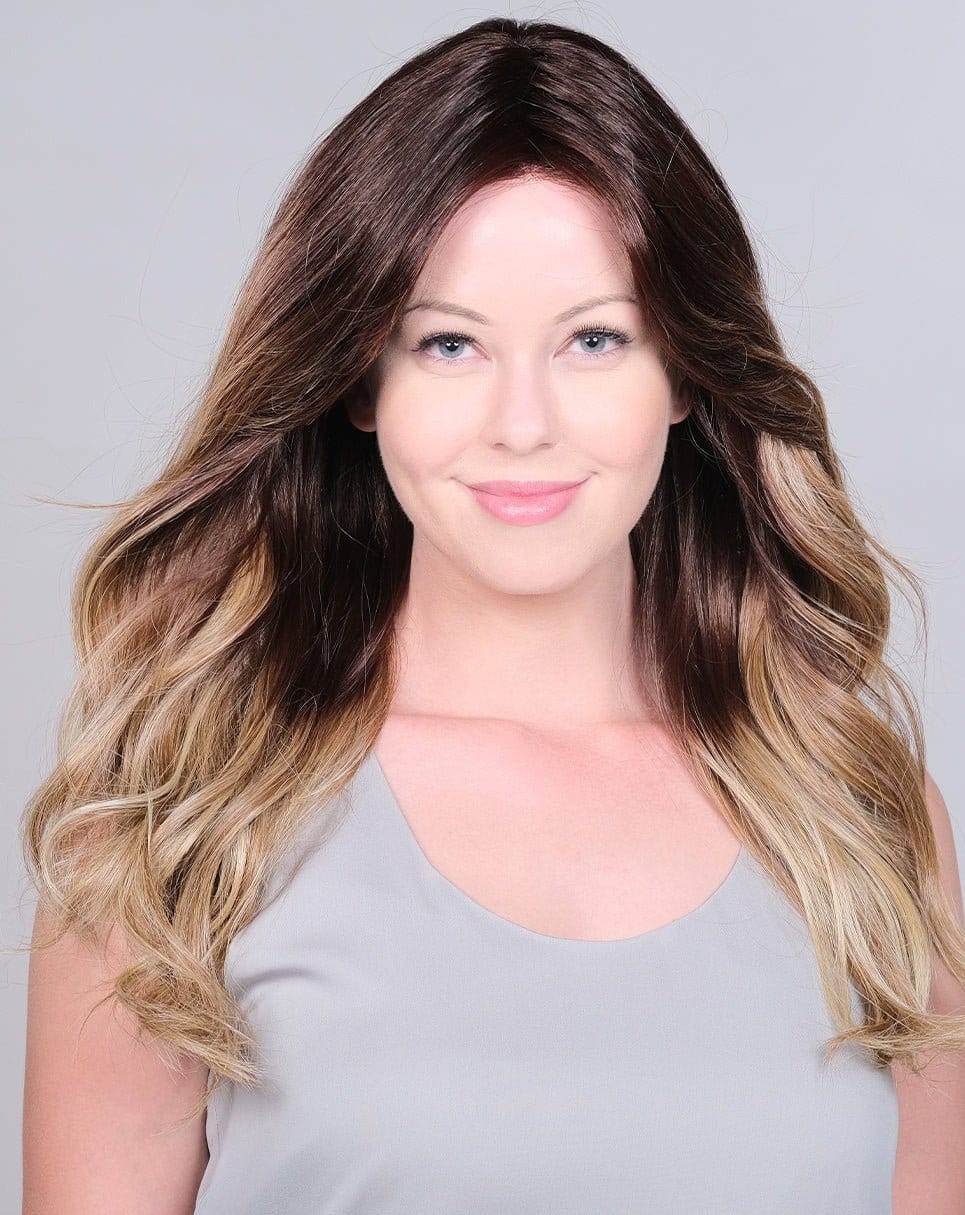 Peerless 22" E by Belle Tress | HF Synthetic Lace Front Wig | Mono Part - Image 8