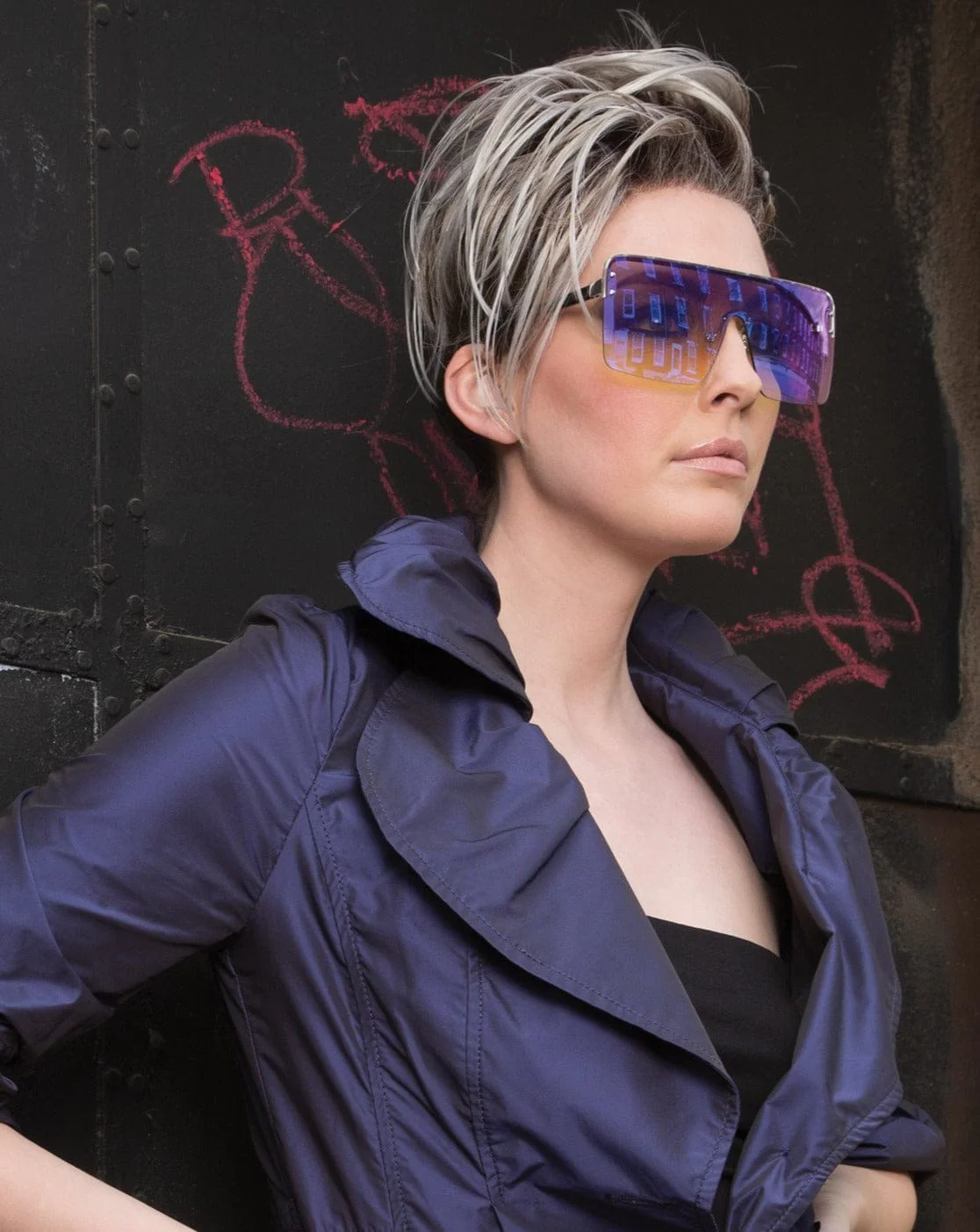 Perry by Estetica | Synthetic Lace Front Wig | Mono Part - Image 9