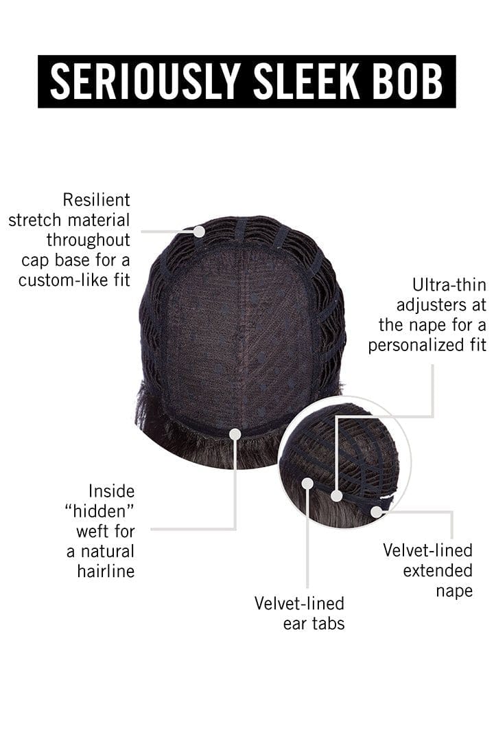 Seriously Sleek Bob by Hairdo | HF Synthetic Wig | Basic Cap - Image 6