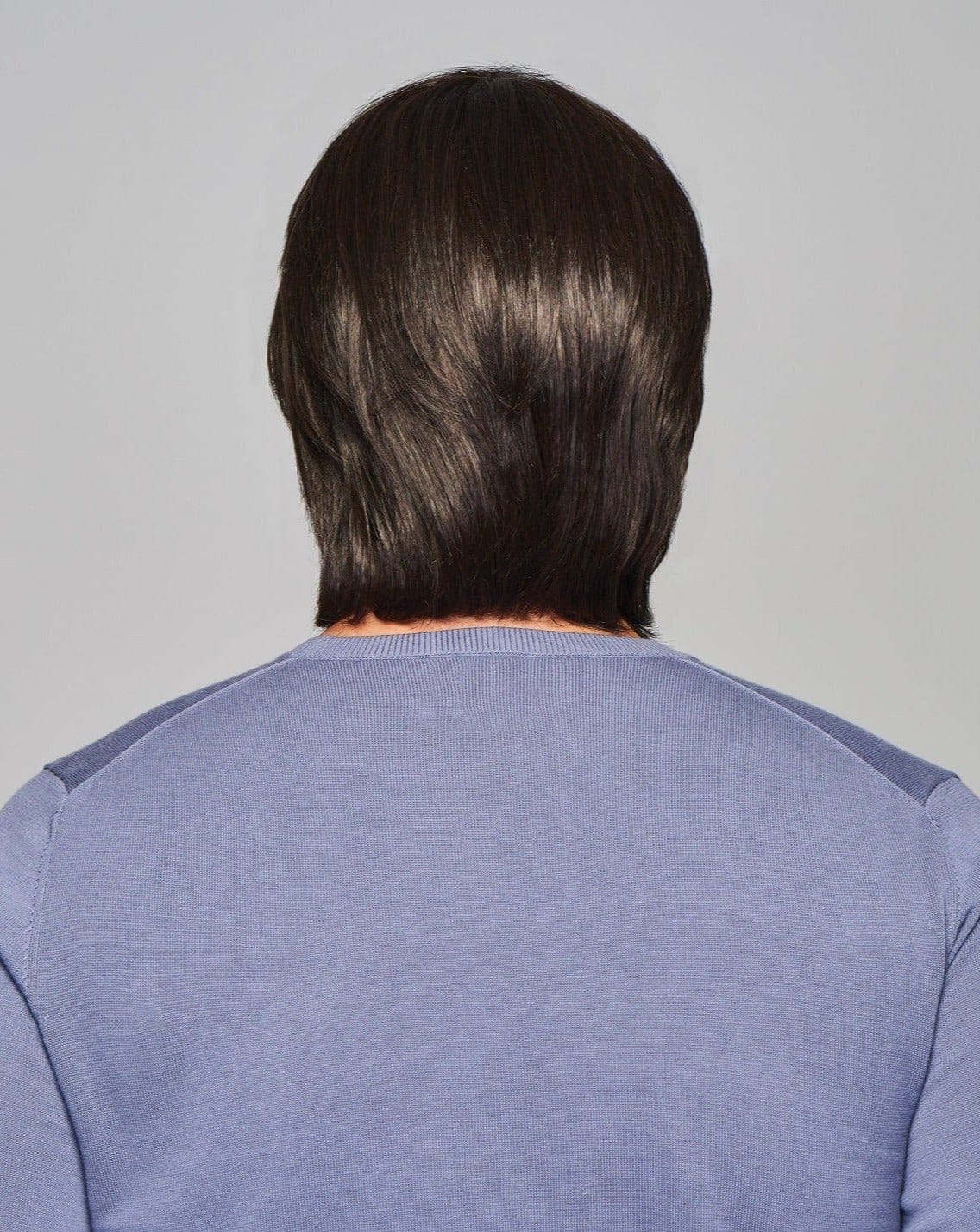 Sharp by HIM | Men's Human Hair / Synthetic Blend Wig | Hand Tied - Image 6