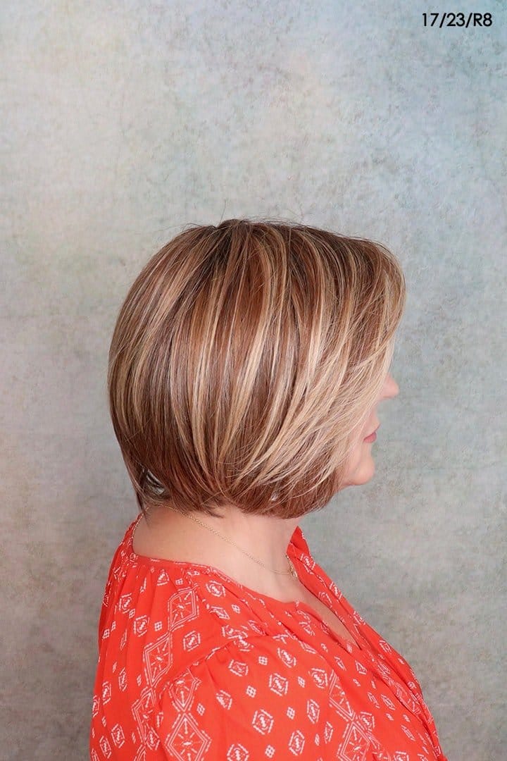 Smooth Cut Bob by TressAllure | HF Synthetic Lace Front Wig | Mono Top - Image 9