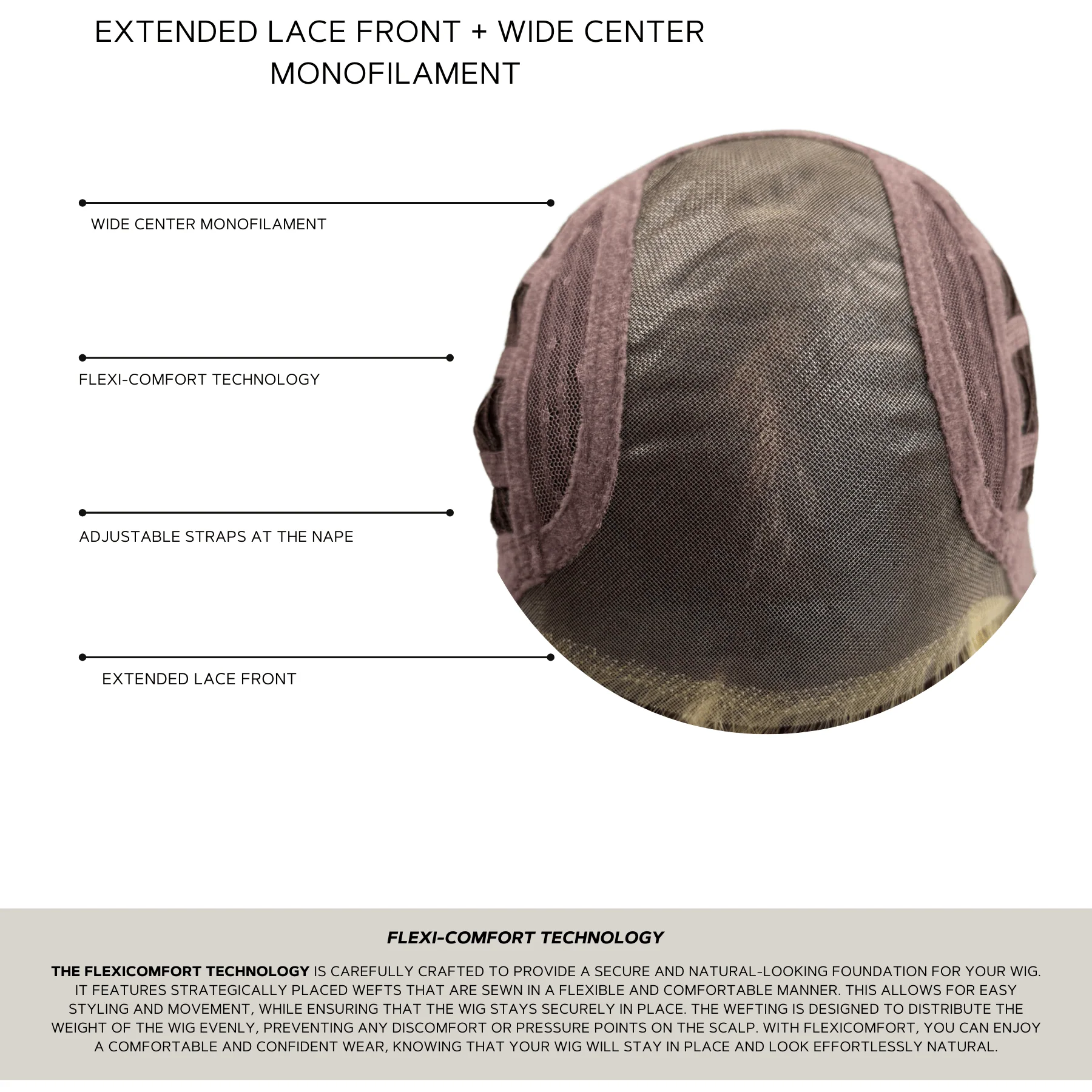Posh Wavez by Rene of Paris | HF Synthetic Lace Front Wig | Mono Part - Image 15