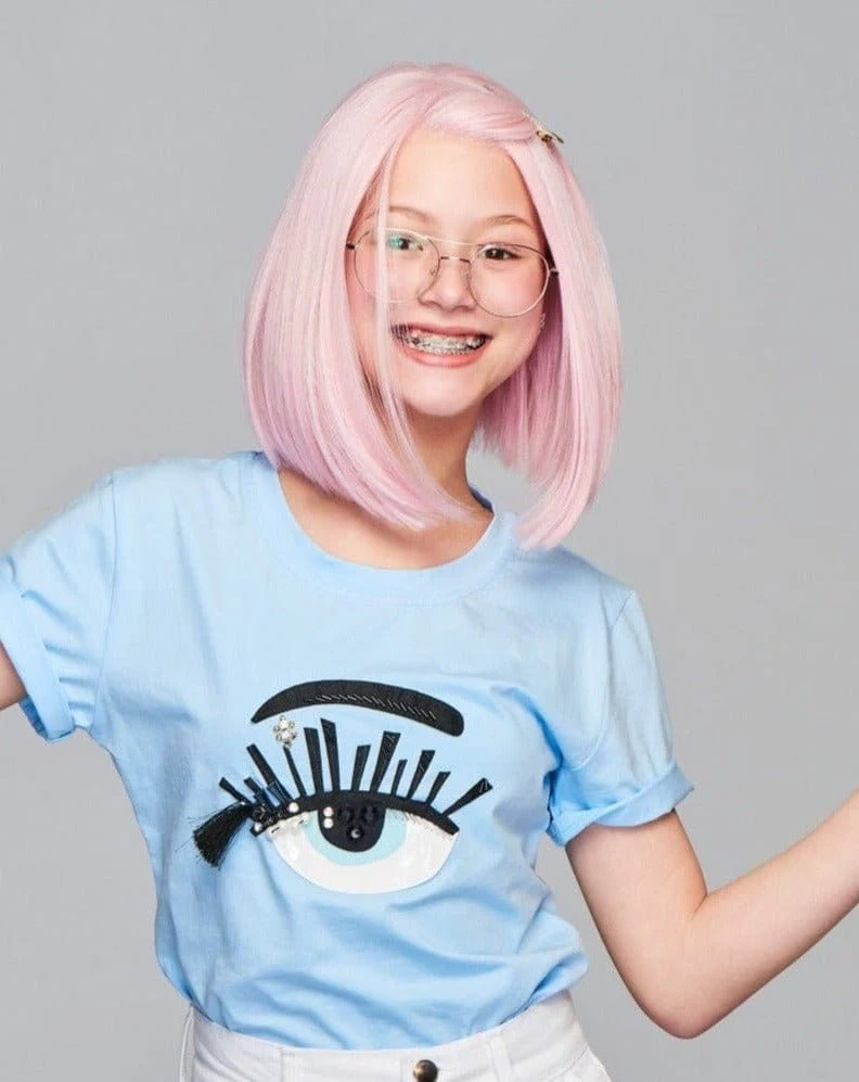 Sweetly Pink Ultra Petite by Hairdo | HF Synthetic Lace Front Wig | Mono Part