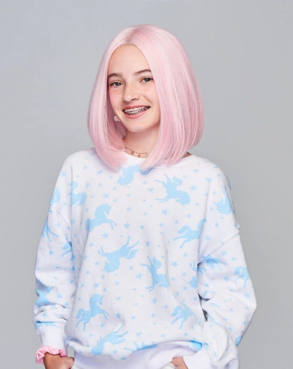 Sweetly Pink Ultra Petite by Hairdo | HF Synthetic Lace Front Wig | Mono Part - Image 3