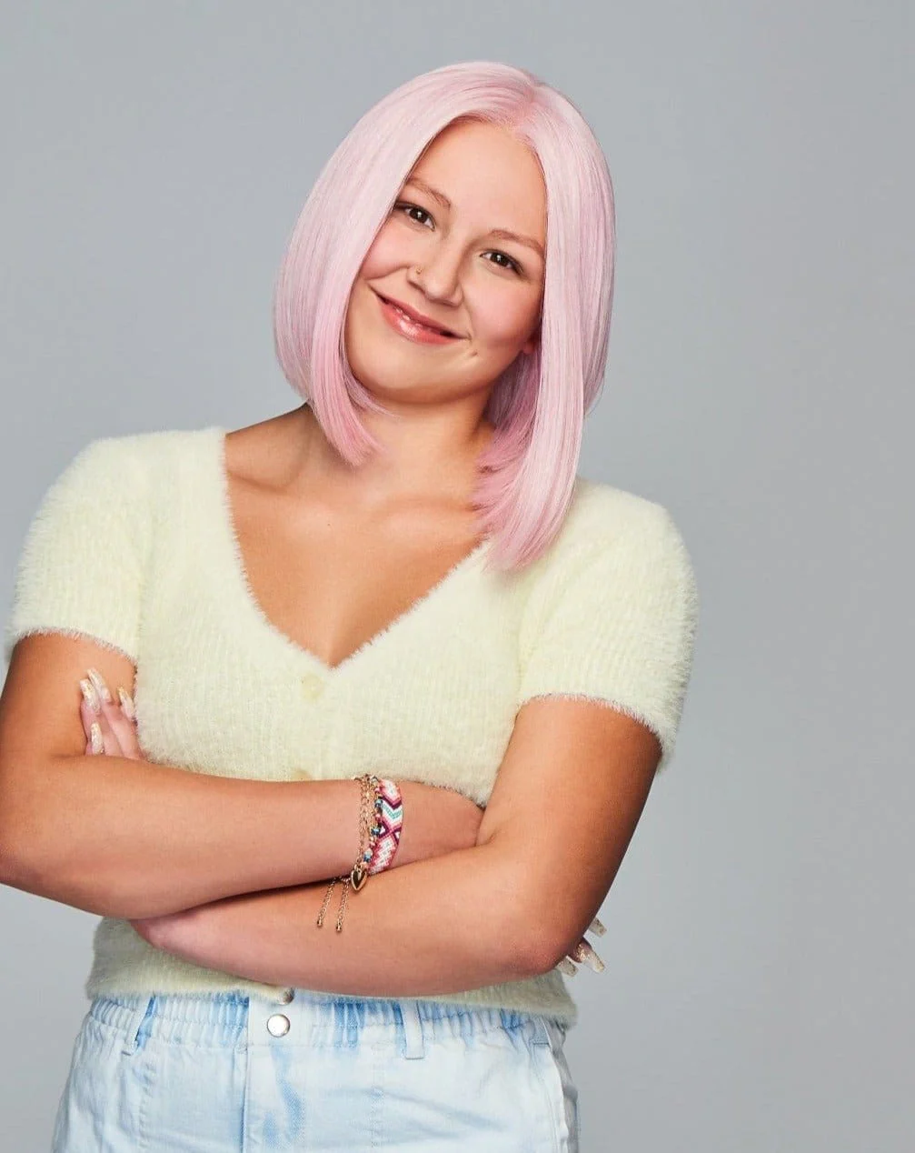 Sweetly Pink Ultra Petite by Hairdo | HF Synthetic Lace Front Wig | Mono Part - Image 7