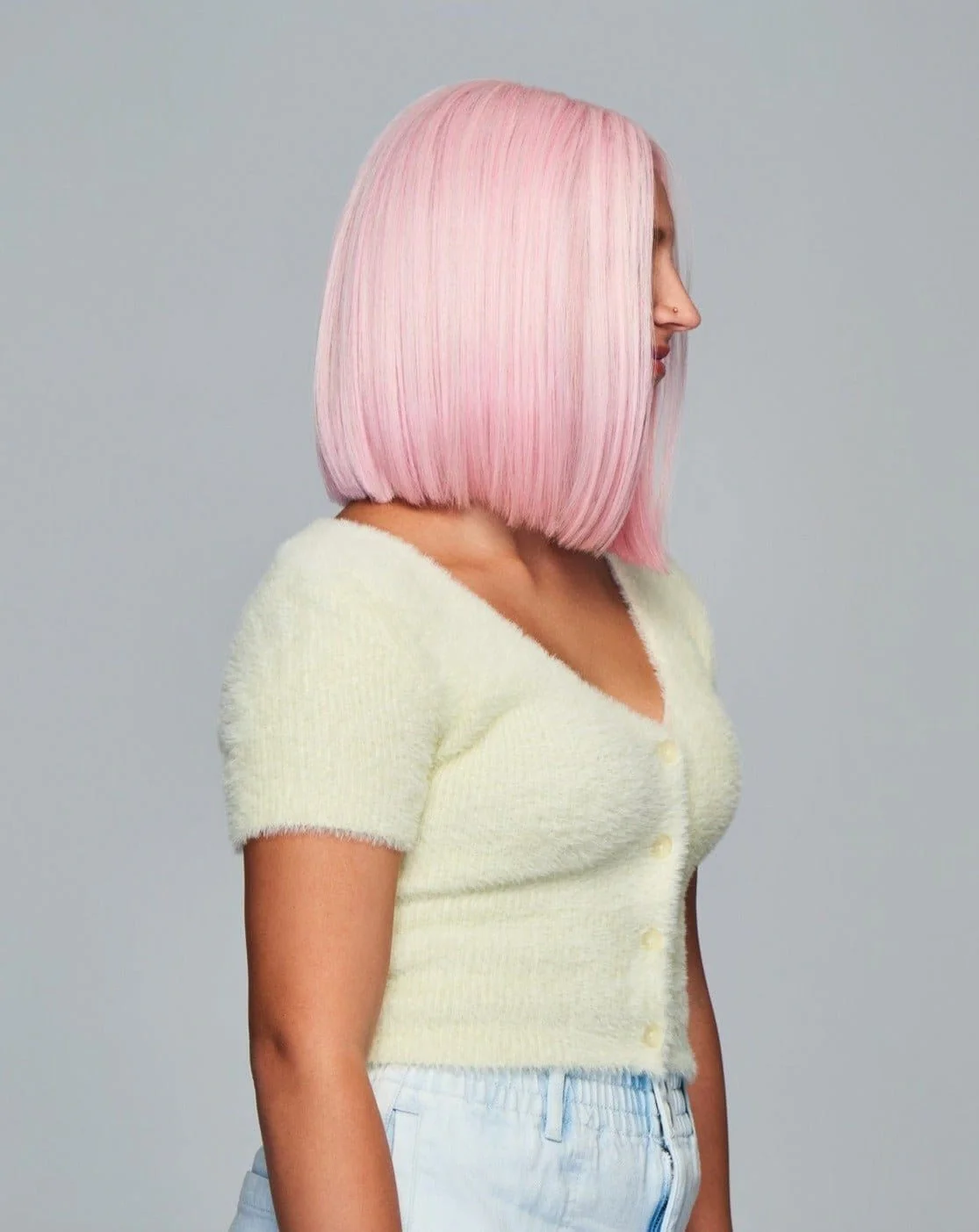 Sweetly Pink Ultra Petite by Hairdo | HF Synthetic Lace Front Wig | Mono Part - Image 9