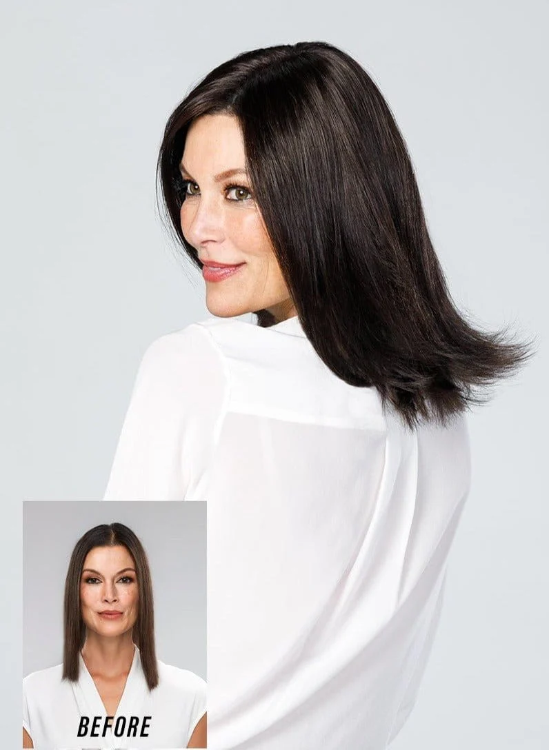 Top Coverage 12" by Jon Renau | Synthetic Hair Topper - Image 3