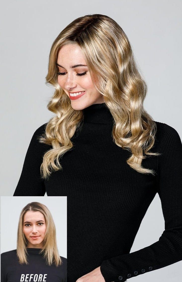 Top Coverage Wavy 18" by Jon Renau | Synthetic Hair Topper - Image 4