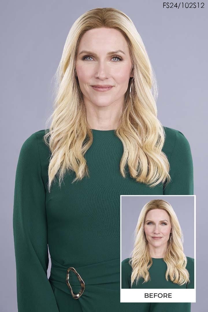 Top Form Lace 18" by Jon Renau | Remy Human Hair Topper