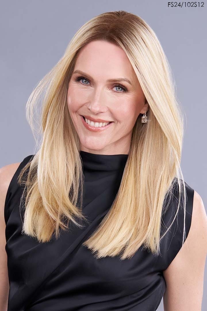 Top Trend Lace Straight 18" by Jon Renau | HF Synthetic Hair Topper