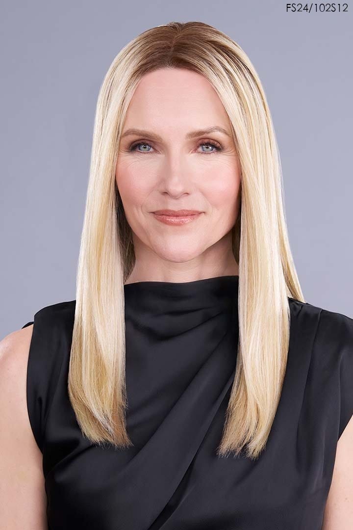 Top Trend Lace Straight 18" by Jon Renau | HF Synthetic Hair Topper - Image 2