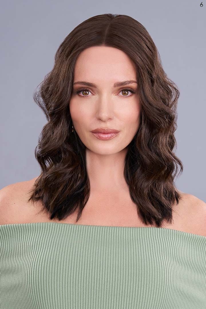 Top Trend Lace Wavy 14" by Jon Renau | HF Synthetic Hair Topper - Image 2