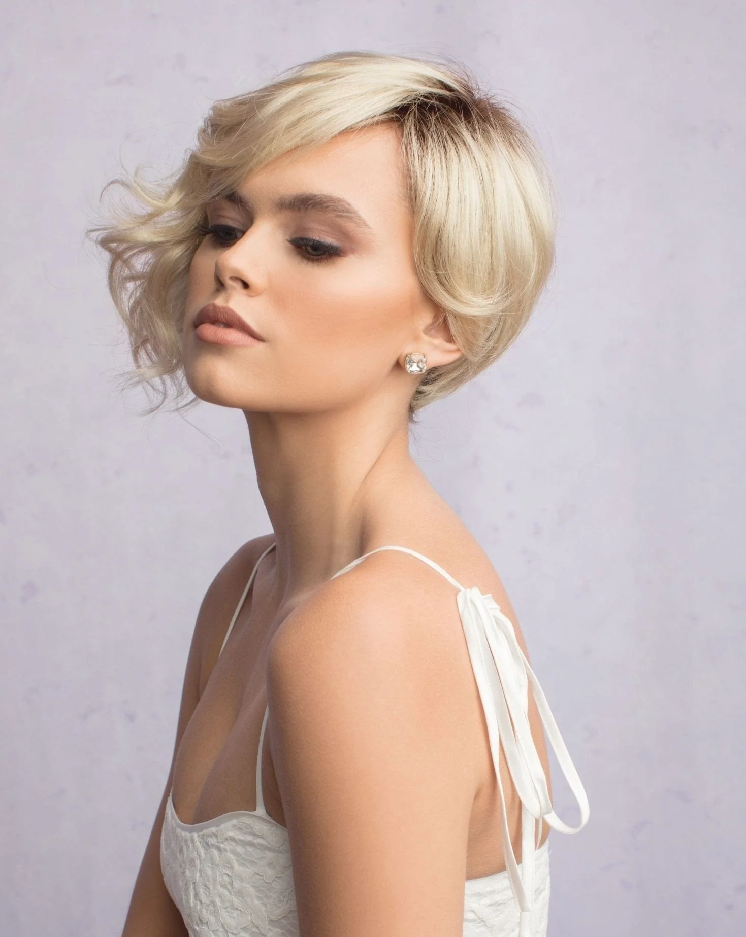 Outlet Sale | Vee Synthetic Wig by Rene of Paris | No Returns or Exchanges - Image 3