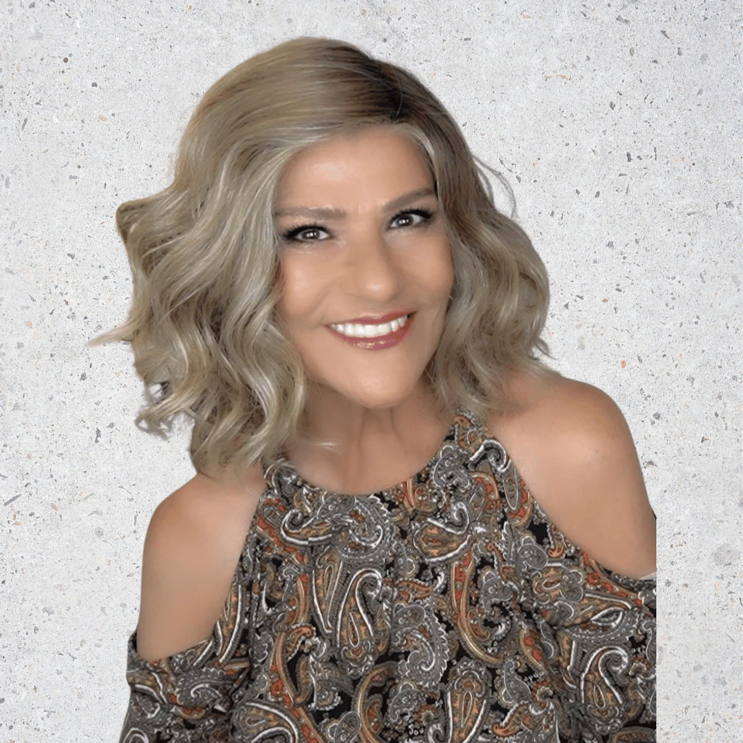 Vienna Roast E by Belle Tress | HF Synthetic Lace Front Wig | Mono Part - Image 6
