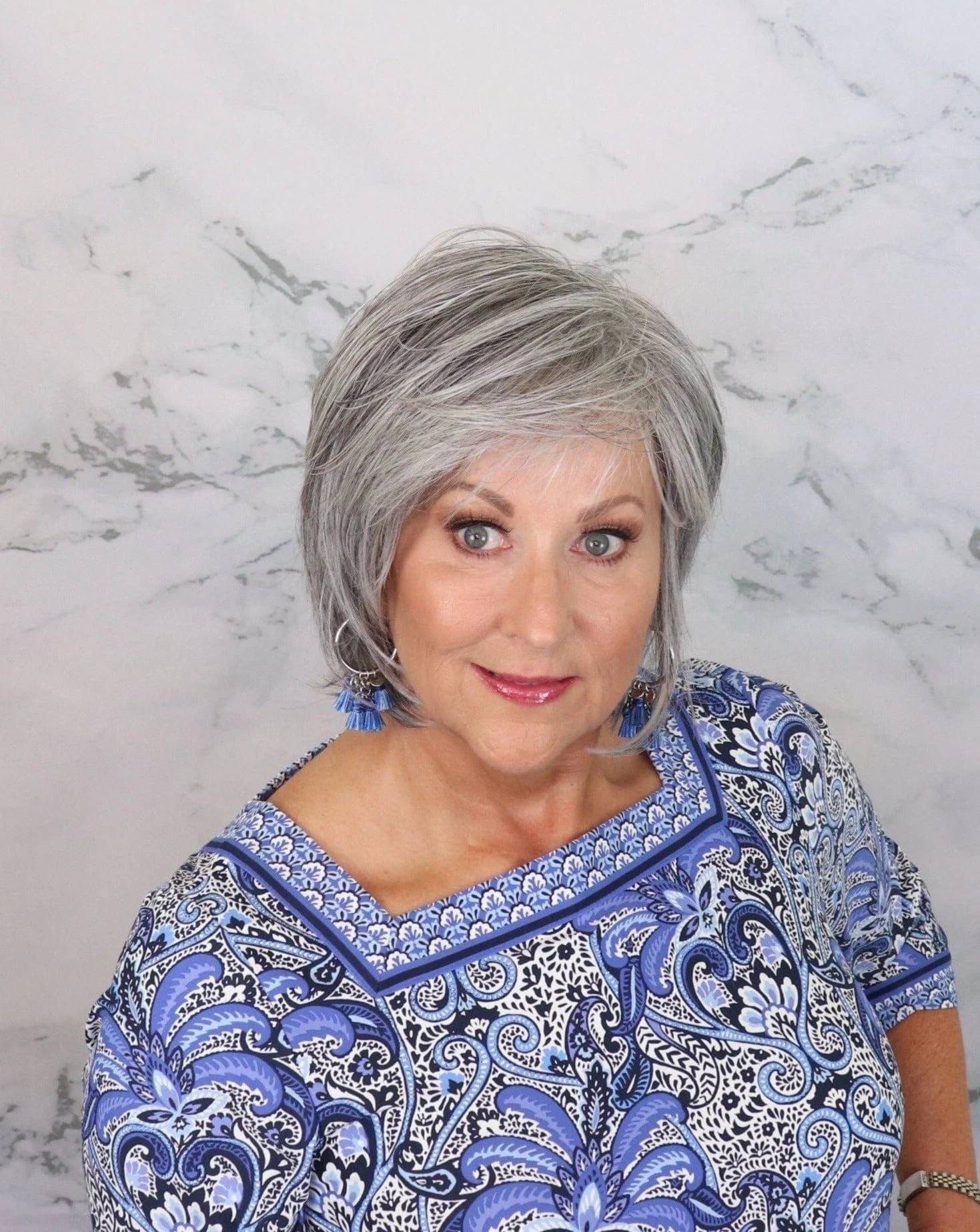 Whitney by Envy | Human Hair/Heat Friendly Synthetic Blend Wig - Image 14
