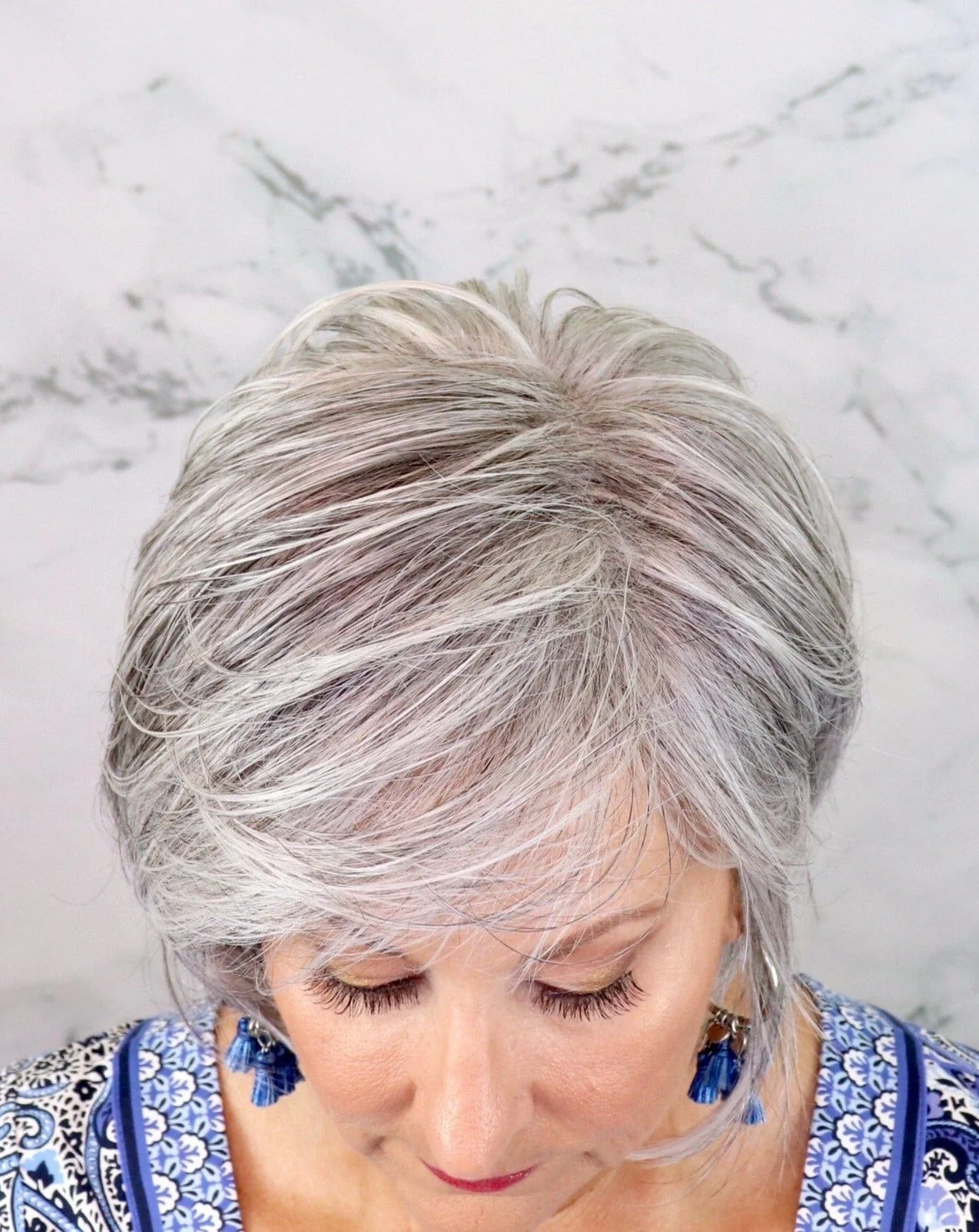 Whitney by Envy | Human Hair/Heat Friendly Synthetic Blend Wig - Image 15