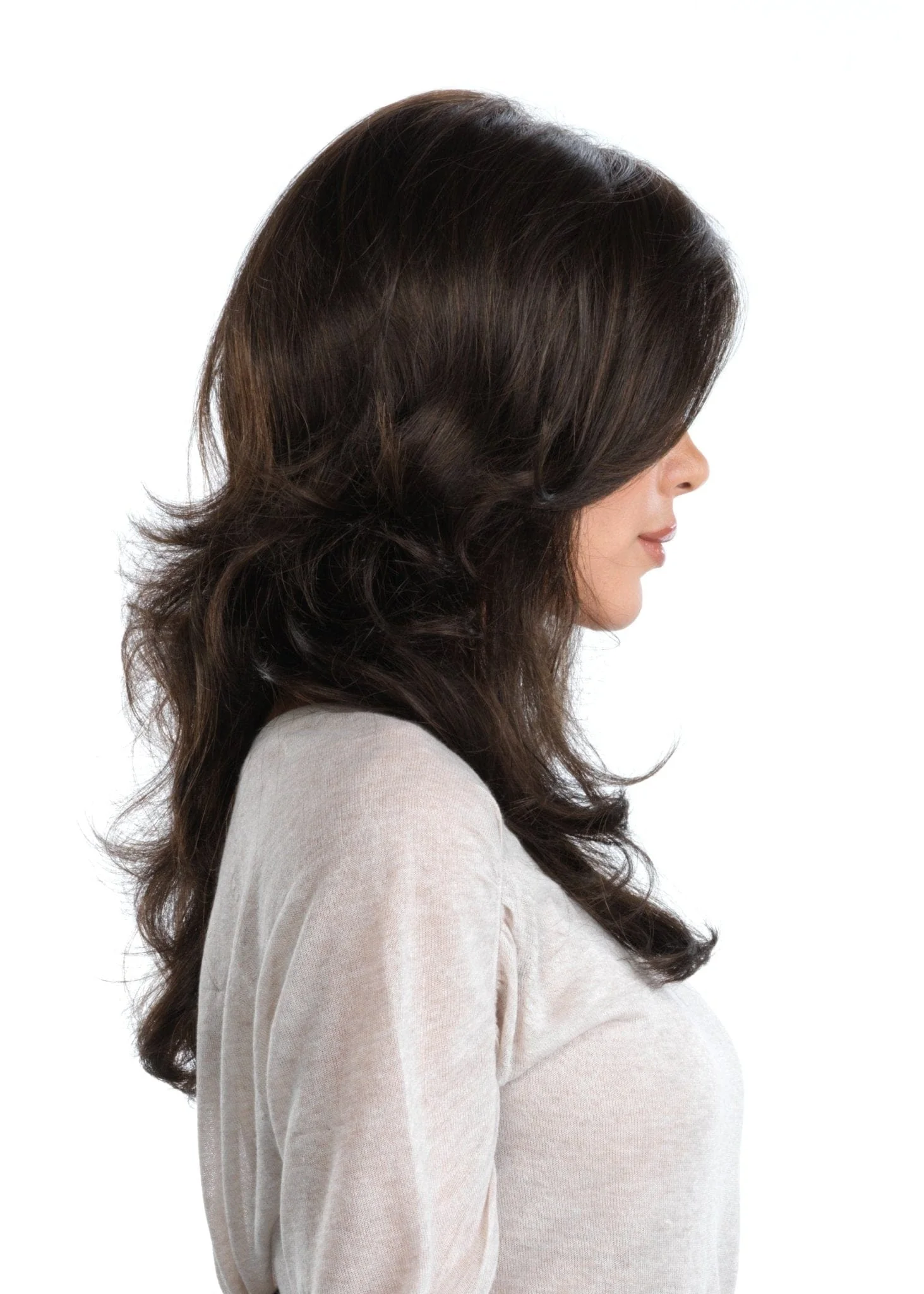 Open Box | Griffin by Tony of Beverly | Hand Tied Synthetic Lace Front Wig | Mono Top | Caramel Kiss - Image 3
